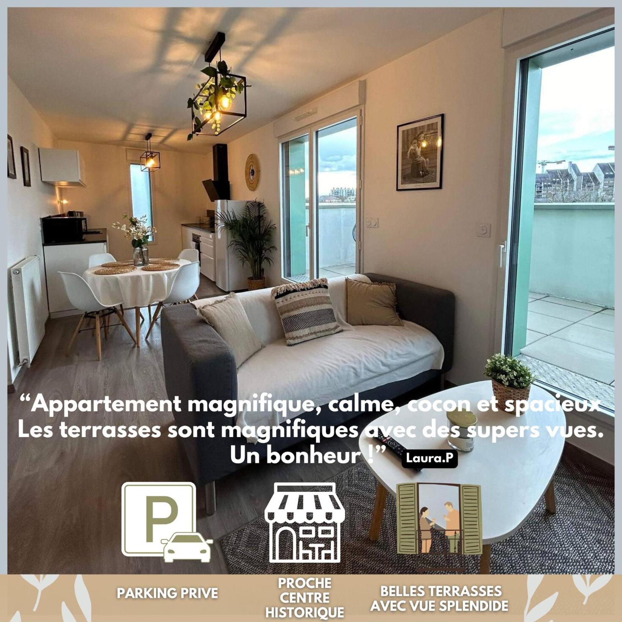 Les Terrasses De Saint Martin Appartement Rennes Buitenkant foto